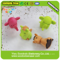 zoo series animal rubber novelty 3D erasers